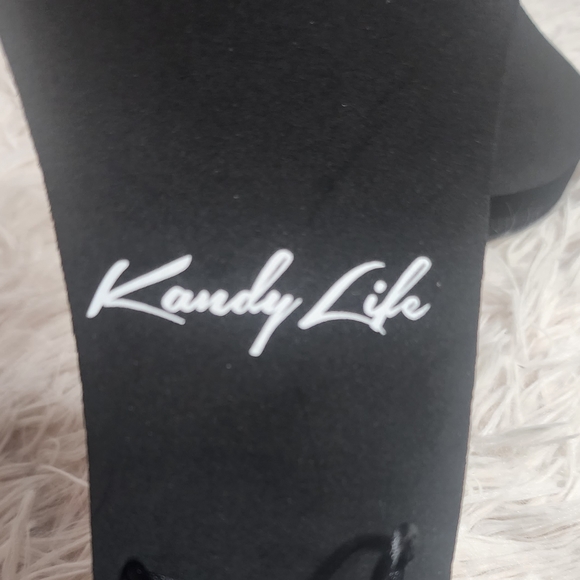 Kandy Life Interchangeable Wedge / sizes 5, 6, 7/ NWT/ HOT PINK SHORT STRAP - Picture 3 of 14